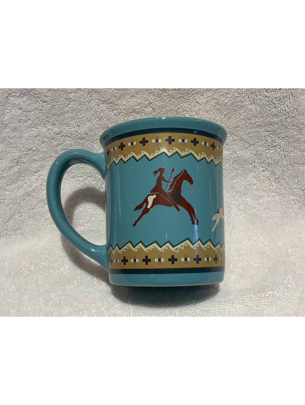 Pendleton Woolen Mills Celebrate the Horse Native American Turquoise 16oz. Mug